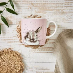Large porcelain mug Bunny 400 ml