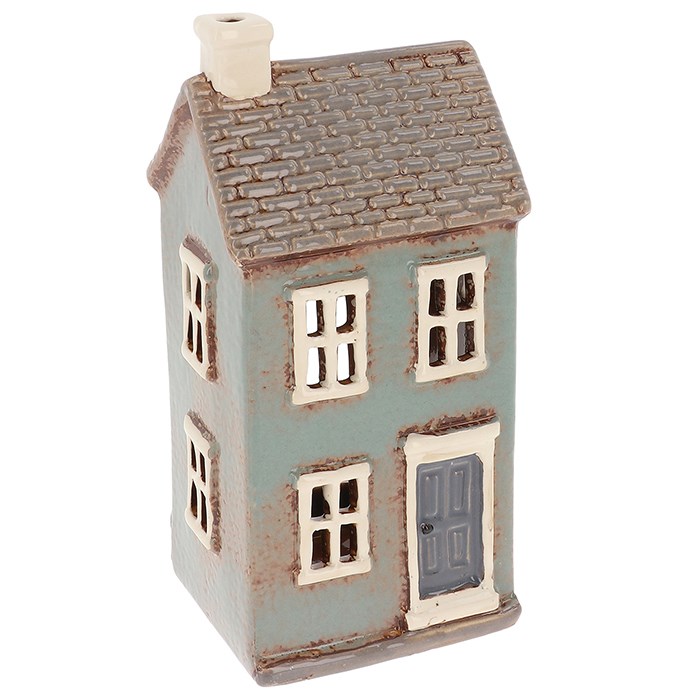 Ceramic candle holder House 19 cm