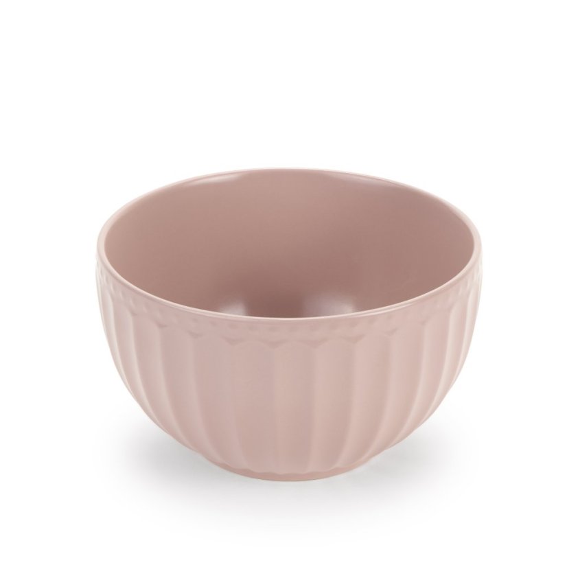 Kameninová salátová miska Pastelově růžová 20 cm