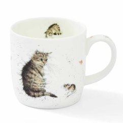 Porcelánový hrnek Kočka a myš 310 ml