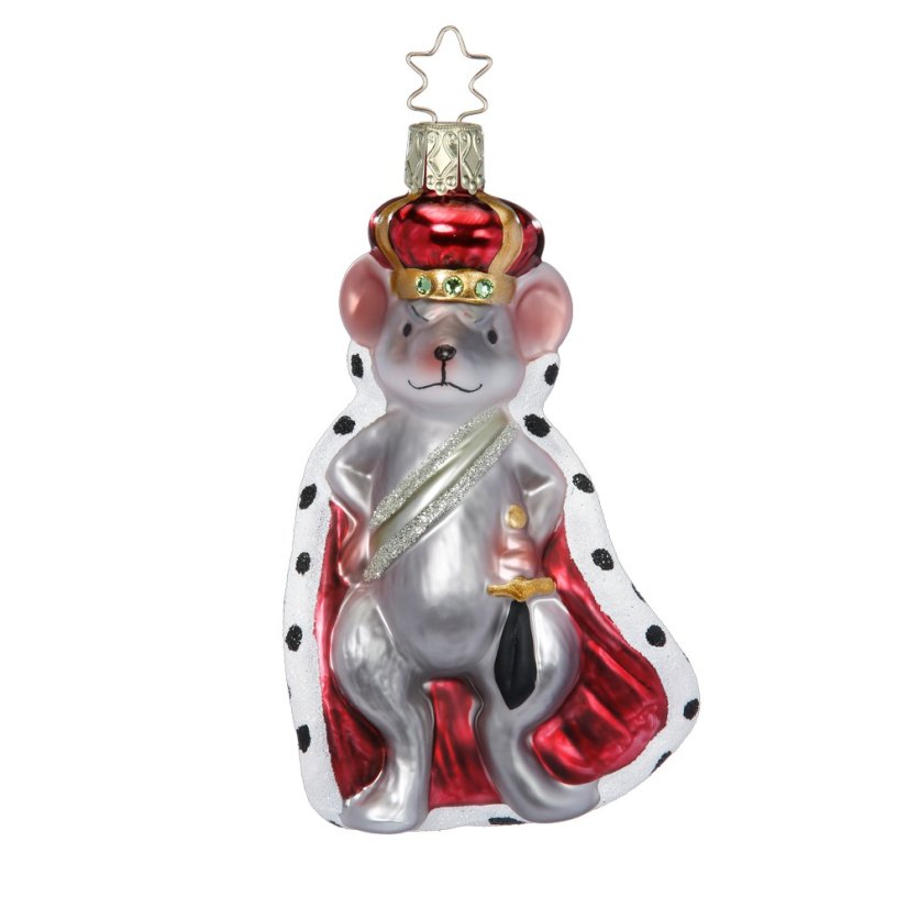 Collectible glass ornament for tree Mouse King