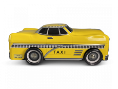 Plechová dóza Taxi