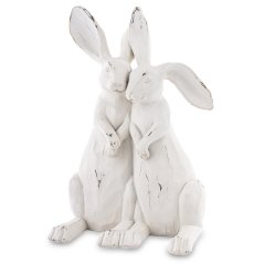 Easter decoration Pair of rabbits big