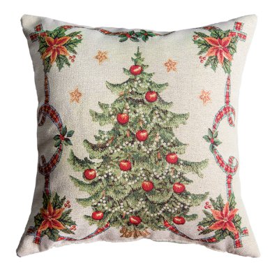 Christmas pillowcase with motif Christmas tree 45x45 cm