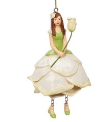 Dekorative Hängepuppe Blumenmädchen Rose