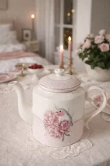 Porcelánová Čajová konvice Pivoňky 1,1l