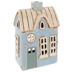 Ceramic candle holder House 23 cm