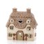 Świecznik ceramiczny Letni domek 18 cm