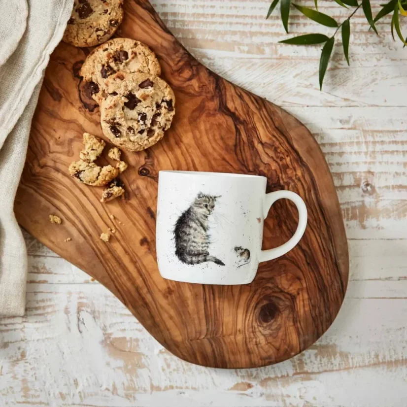 Porcelánový hrnek Kočka a myš 310 ml