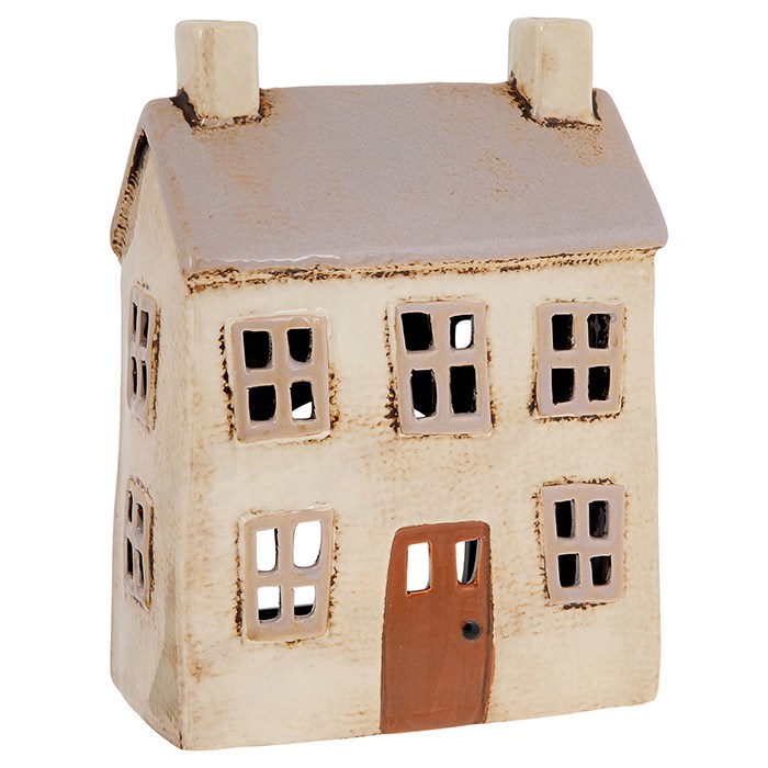 Keramický svícen Domek 23 cm