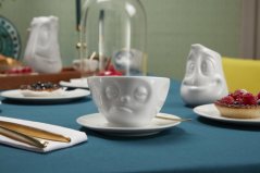 Coffee cup "Bored" in white, 200 ml