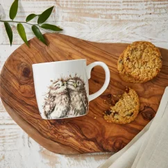 Velký porcelánový hrnek Sovičky dvojčata 400 ml