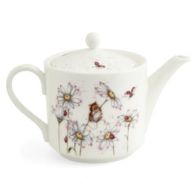 Porcelánová čajová kanvica Myš na stopke 1130 ml