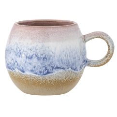 Stoneware mug Pink-blue 275 ml