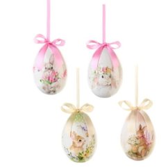 Easter decorative eggs for hanging 4 pcs