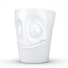 Hrnek s uchem "Olizující se", 350 ml