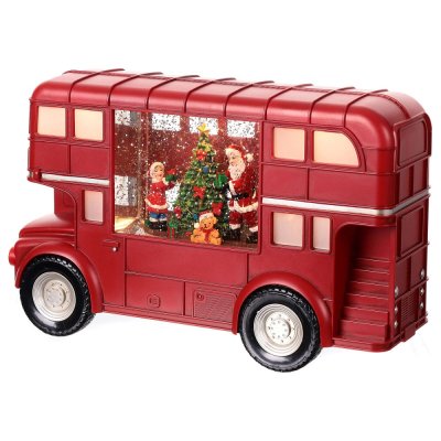 Schneemann Weihnachtsbus 30 cm