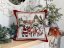 Christmas pillowcase with reindeer carriage motif 45x45 cm