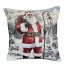 Gobelínový vánoční povlak na polštář s motivem Santa s lucernou 45x45 cm