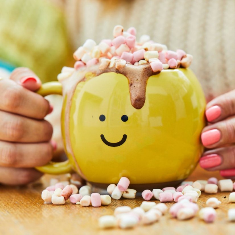 Ceramic mug Happy 420 ml
