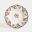 Porcelánová jídelní sada Hnědé květy – 18dílná, pro 6 osob