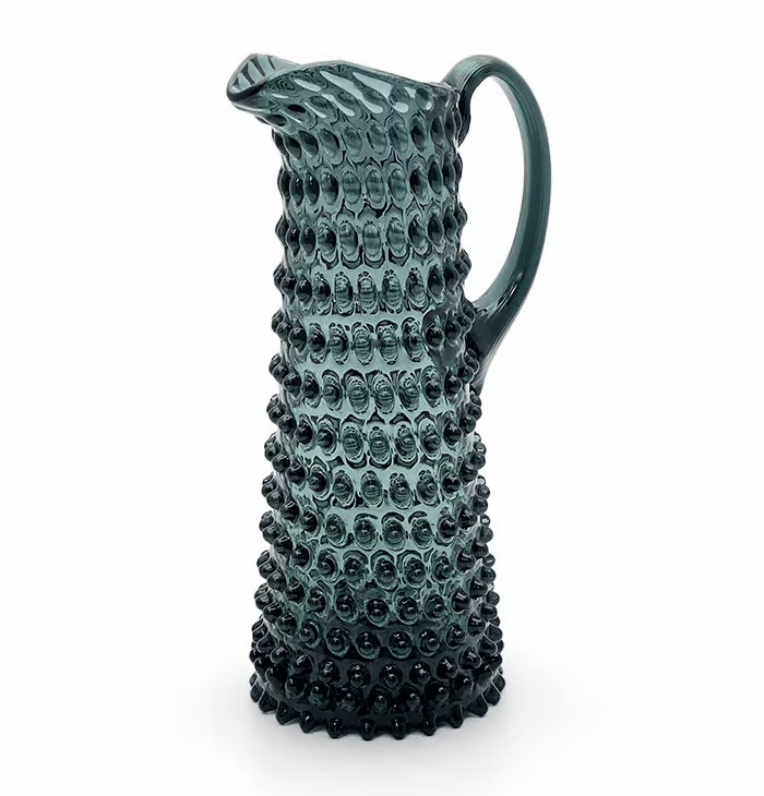 Mundgeblasener Glaskrug Smoke 1,2 Liter