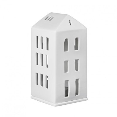 Porcelánový svícen Domek 16,5 cm Porcelánový svícen Domek 16,5 cm