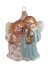 Collectible glass ornament for tree Couple of Angels