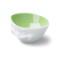 Bowl "Grinning" in white, pistachio inside, 500 ml