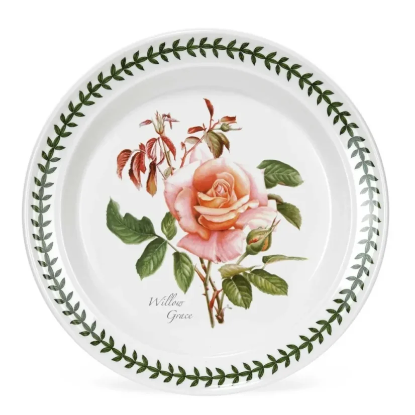 Keramický tanier Botanická záhrada - Ruže 20 cm