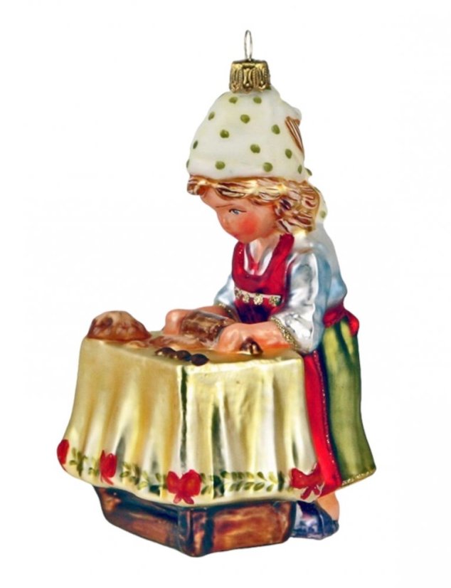Collectible glass tree ornament Bake candy