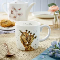 Porcelánový hrnček Žirafy - I love you 310 ml