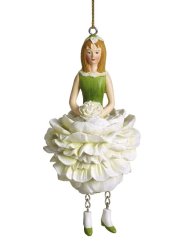 Dekorativní závěsná figurka Květinová dívka Pivoňka