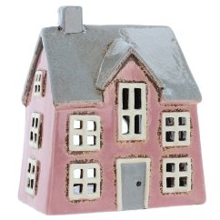 Keramický svietnik Domček 15 cm
