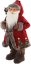 Christmas decoration Santa in long red coat 60 cm
