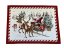 Vianočné žakárové prestieranie Santa na saniach 35x45 cm