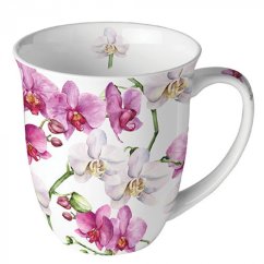 Porcelánový hrnek Orchideje 400 ml