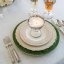 Elegance cream lace-patterned ceramic tableware set, 8-piece – serves 4
