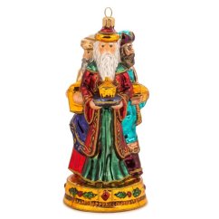 Collectible glass tree ornament Three Kings