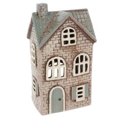 Keramický svícen Domek 19 cm