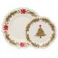 Stoneware dining set Christmas tree 2 pcs