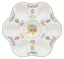 Porcelánový talíř na vejce Jarní květy 21 cm