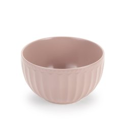 Stoneware salad bowl Pastel pink 20 cm