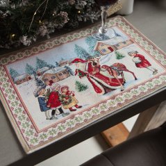 Vianočné prestieranie Santa a deti  35x45 cm