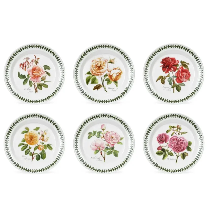 Keramický tanier Botanická záhrada - Ruže 20 cm