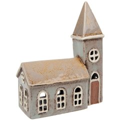Ceramic candle holder House-Bone 20 cm