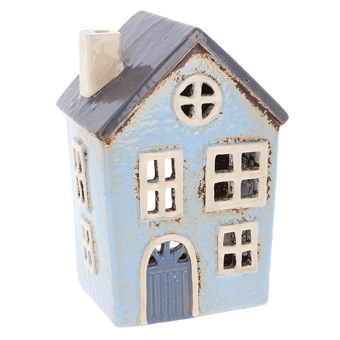 Ceramic candle holder House 16 cm