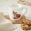 Large porcelain mug Fox with mother 400 ml
