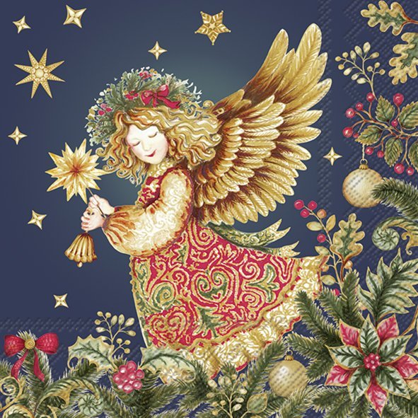 Christmas paper napkins Angel 20 pcs