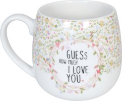 Porcelánový hrnek Hádej, jak moc tě mám rád 400 ml